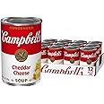 Campbell's Condensed Cheddar Cheese Soup, 10.5 Ounce Can (Pack of 12) (Packaging May Vary)