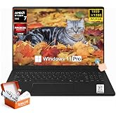 LG gram Book 16 Touchscreen Laptop, AMD Ryzen AI 7 445U, 16 GB LPDDR5X RAM, 2 TB SSD, 16" WQXGA IPS Touchscreen, Backlit KB, Wi-Fi 7, Long Battery Life, Ultra-Light Business Laptop, Windows 11 Pro