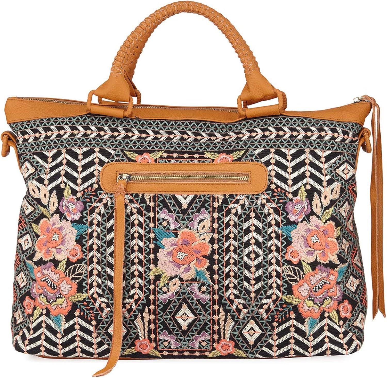 Johnny Was MAEVE OVERNIGHT BAG Weekender Embroidered Handbag New