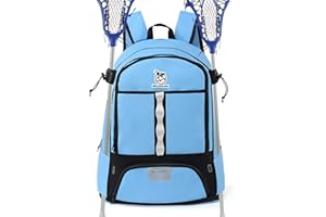Boulder Bee Lacrosse Backpack with Stick Holders, Field Hockey Bag, Lacrosse Gift for Women