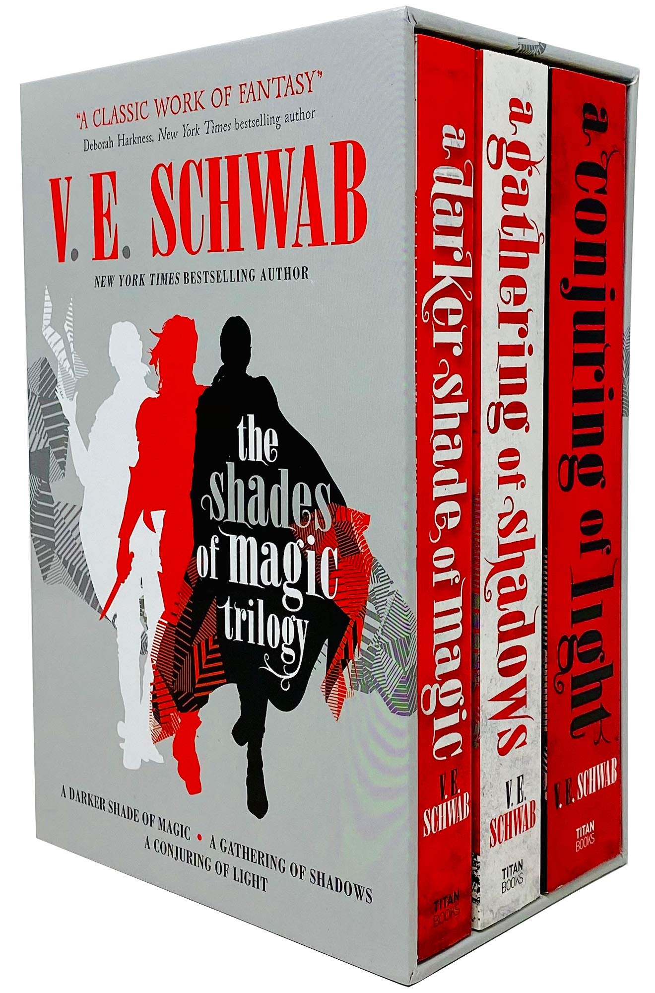Shades of Magic Trilogy Series 3 Books Collection Box Set by V. E. Schwab (Darker Shade of Magic, Gathering of Shadows & Conjuring of Light )