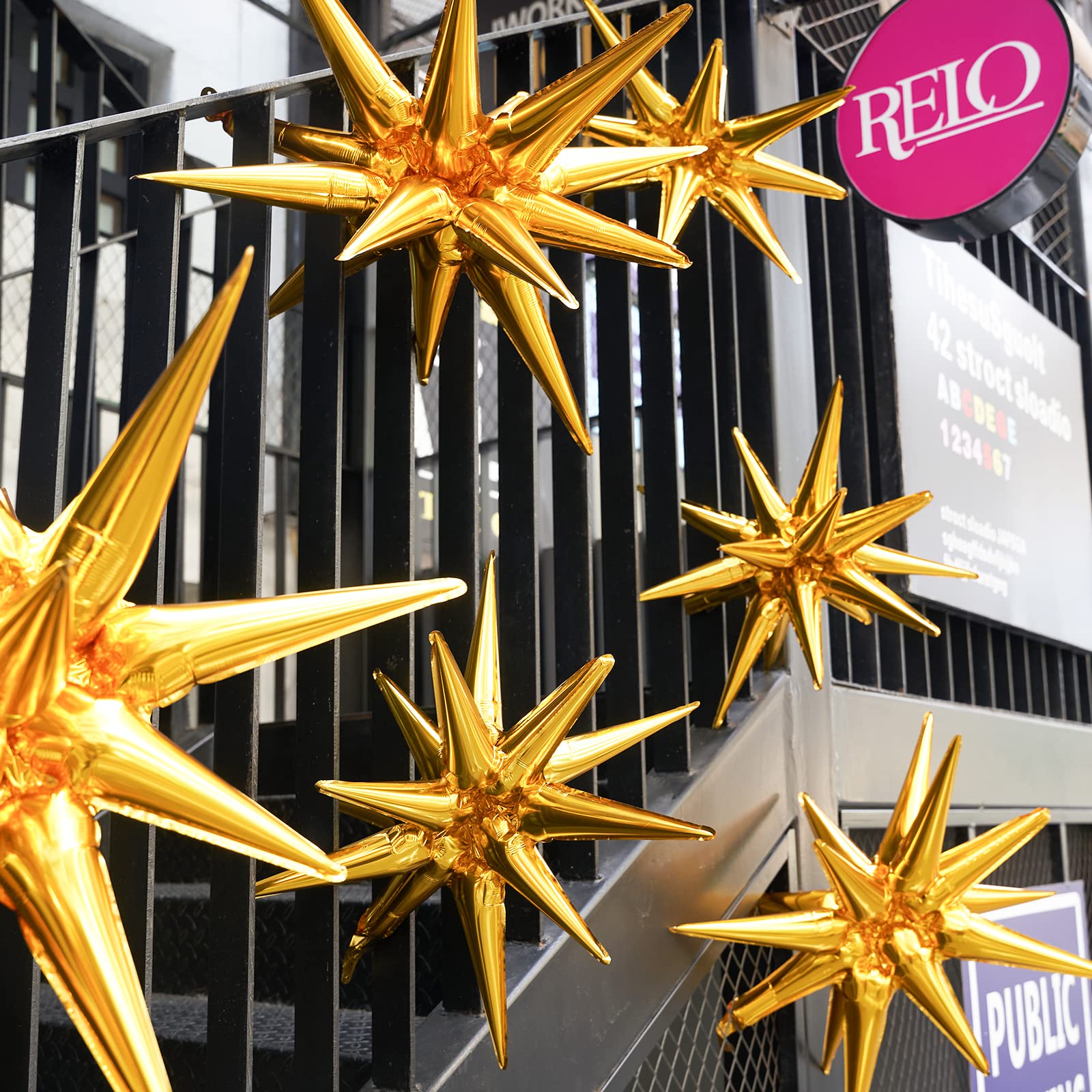 Mua PartyWoo Star Balloons 6 pcs, One-Piece 14-pointed Star Explosion ...