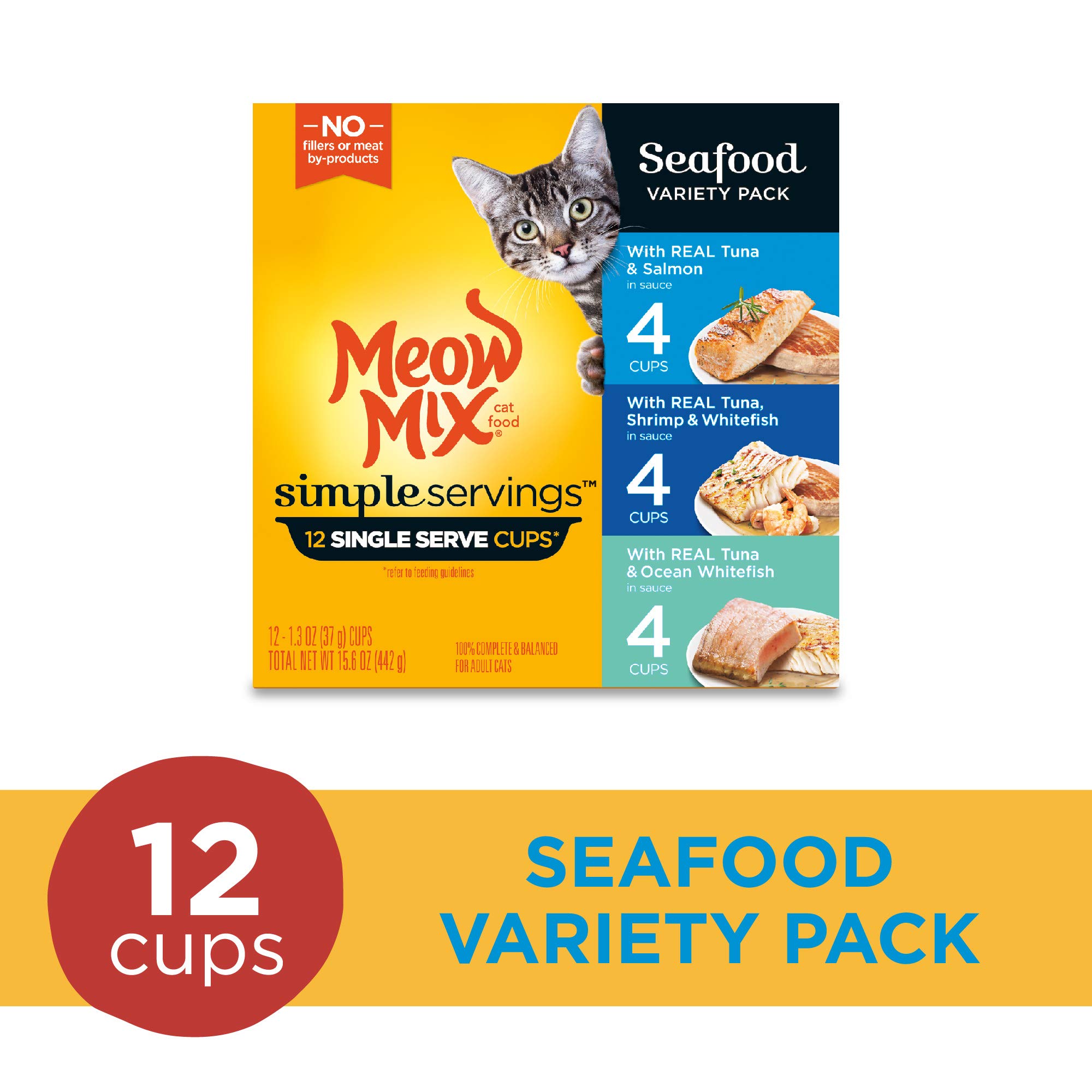 Meow Mix Simple Servings Wet Cat Food, 1.3 Ounce Cups The Cat Site