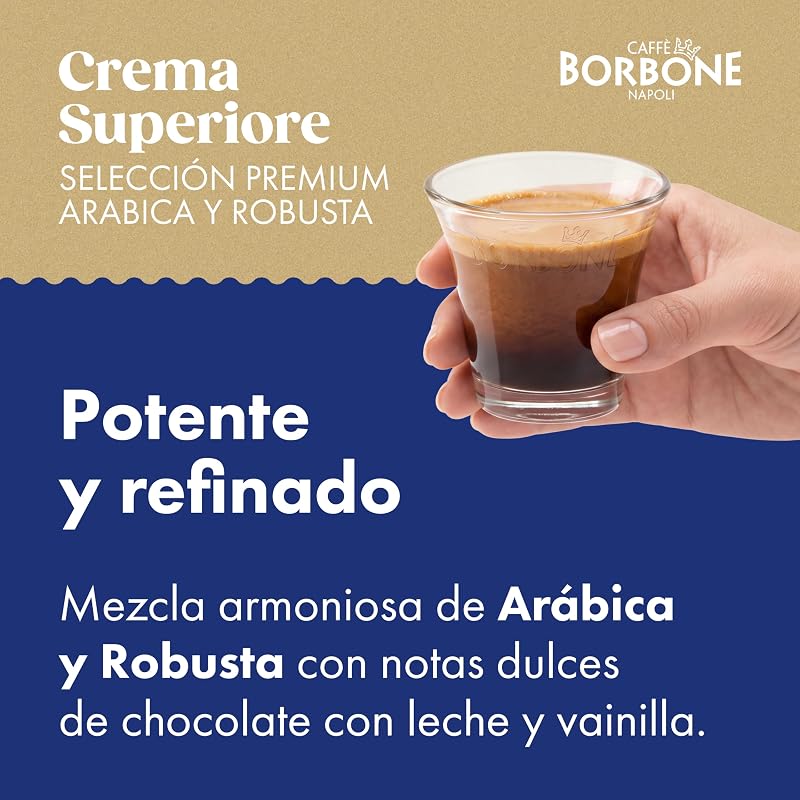 Crema Superiore - 64 cápsulas de café - Potentes e refinadas - Compatível com máquinas® de café Nescafè®* Dolce Gusto*