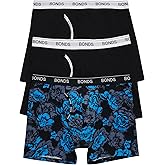 Bonds mens Mid-length Boxer Briefs 3-pack – Soft Cotton, Everyday Comfort Underwear