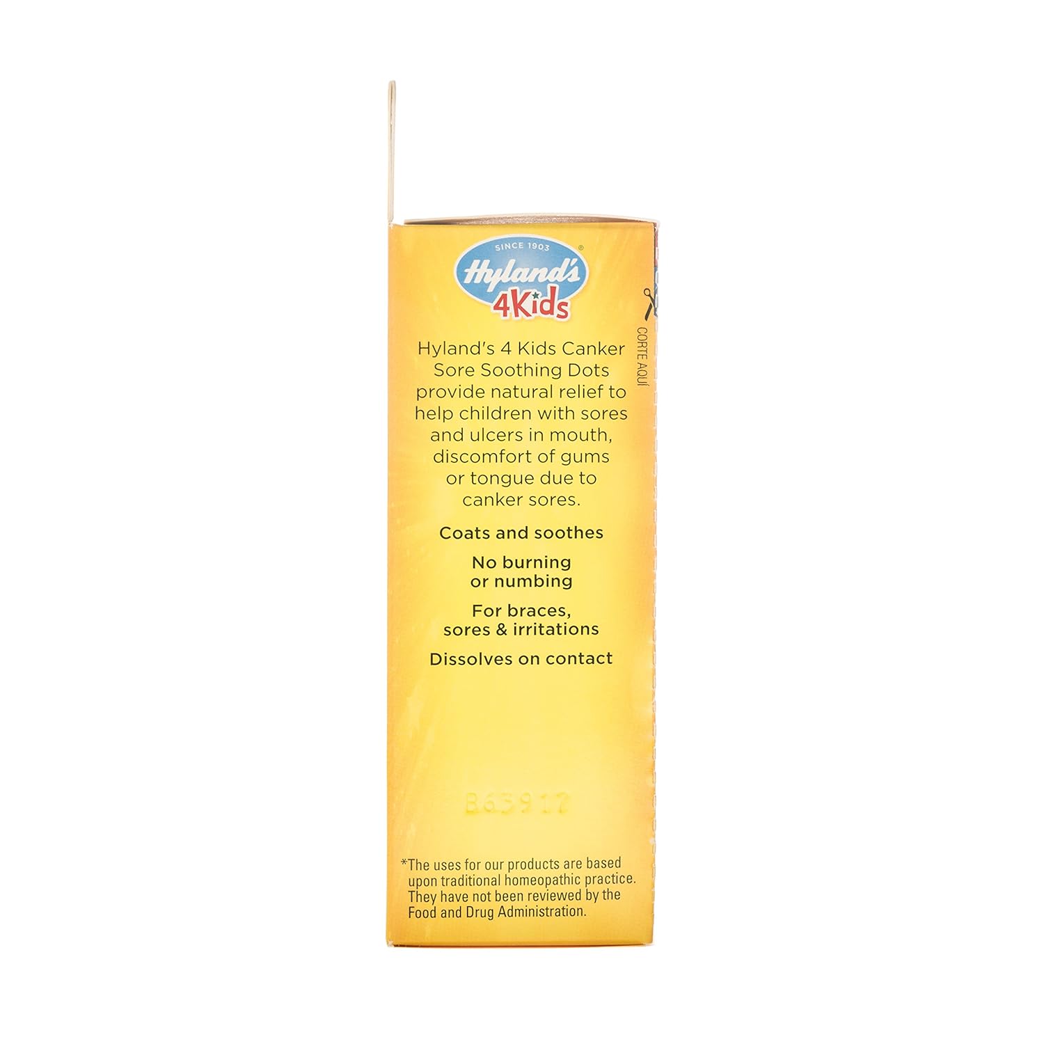 Canker Sore Treatment for Kids by Hyland's 4Kids, Natural Pain Relief of Mouth Ulcer, Braces, and Oral Irritation, 50 Count: Beauty