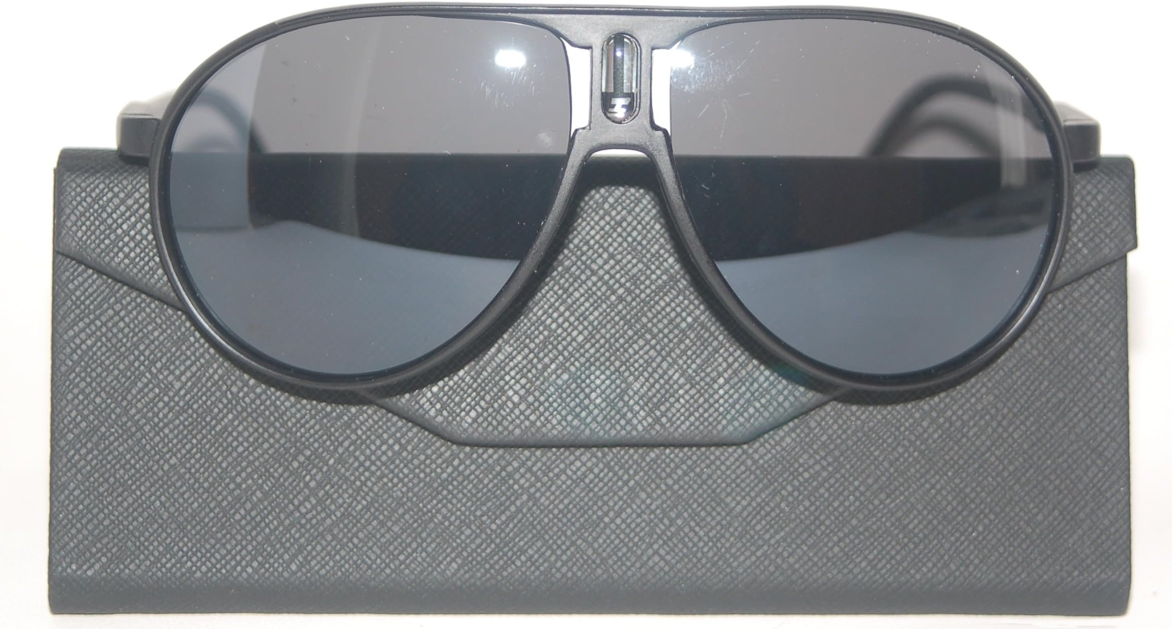 DASOON Carrera Champion Style Unisex Sunglasses. Matte Black. Category 3, UV 400.
