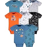Gerber baby-boys 8-pack Short Sleeve Onesies Bodysuits