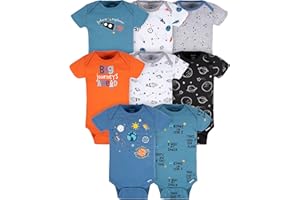 Gerber baby-boys 8-pack Short Sleeve Onesies Bodysuits
