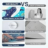 XIYUNTE Baby Bath Mat Non Slip 100x40 cm Cartoon Ocean Theme with Suction Cups view 6