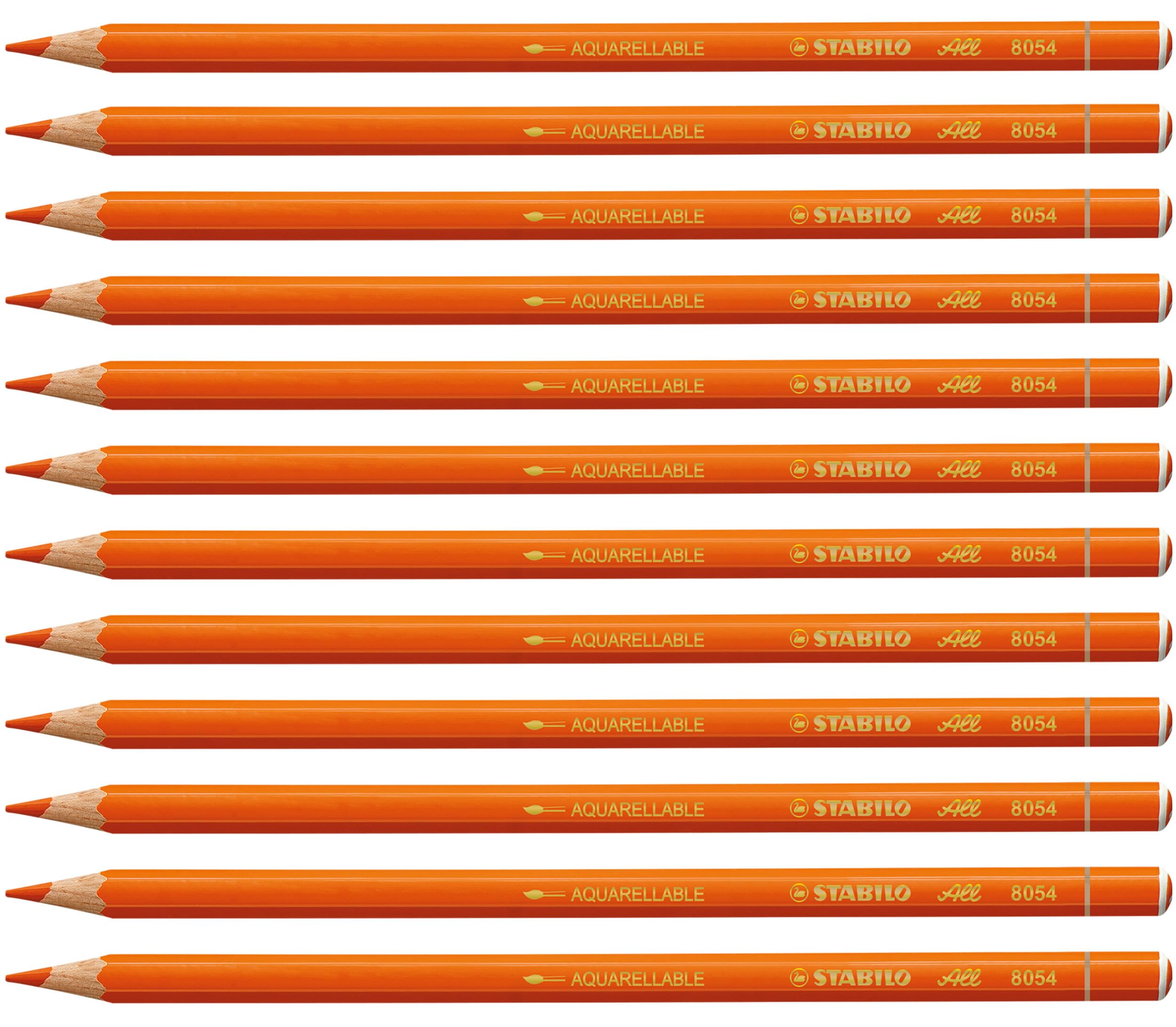 STABILO All - Coloured and Graphite Pencil - Pack of 12 - Orange — image 1