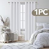 Deconovo 1 Panel Silver Grey Room Darkening Curtain 52x95 Inches view 4
