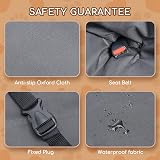 Nobleza Waterproof Nonslip Dog Car Seat Cover Grey 140x110 cm view 3