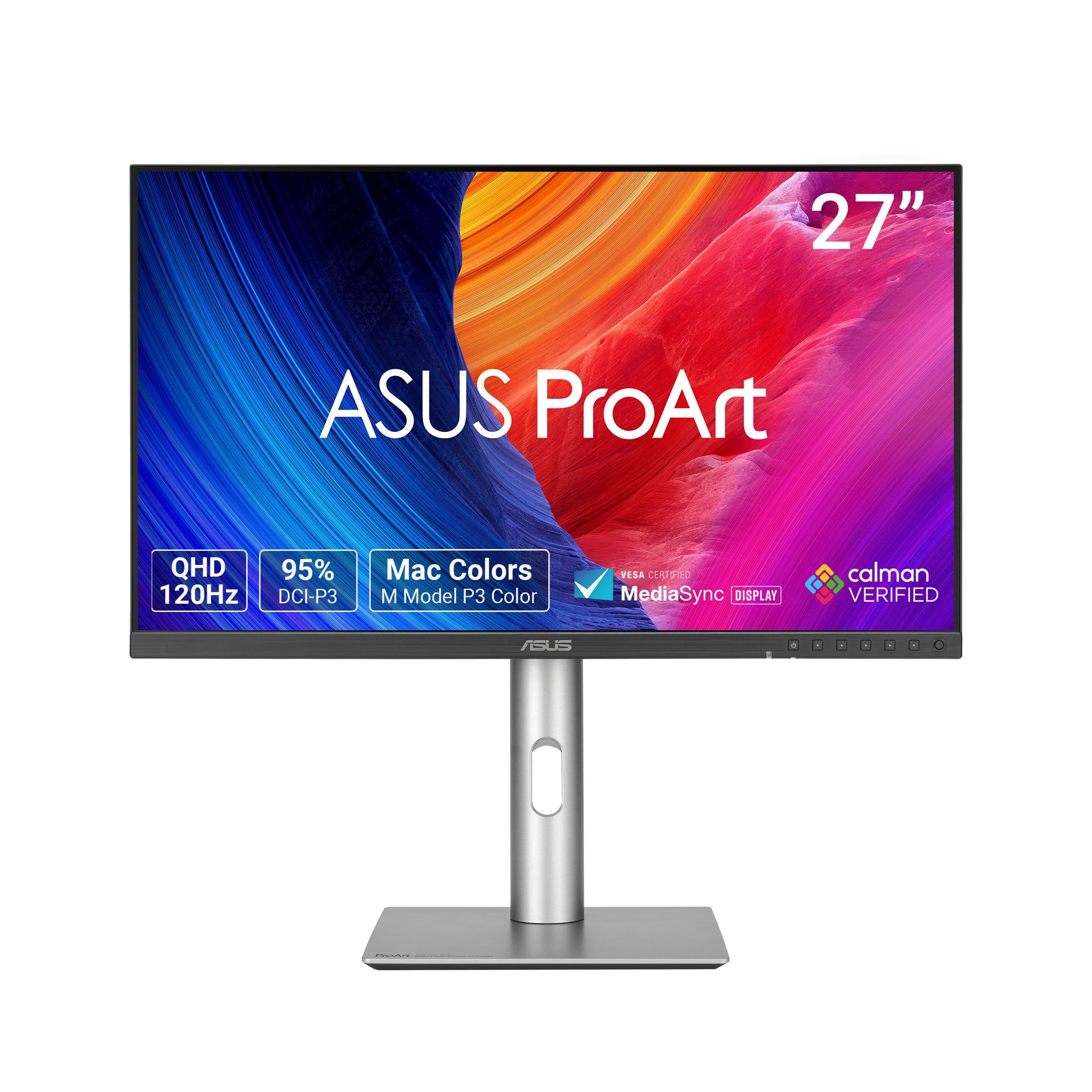 ASUS ProArt PA278QGV 27 Inch 1440p QHD Professional Monitor