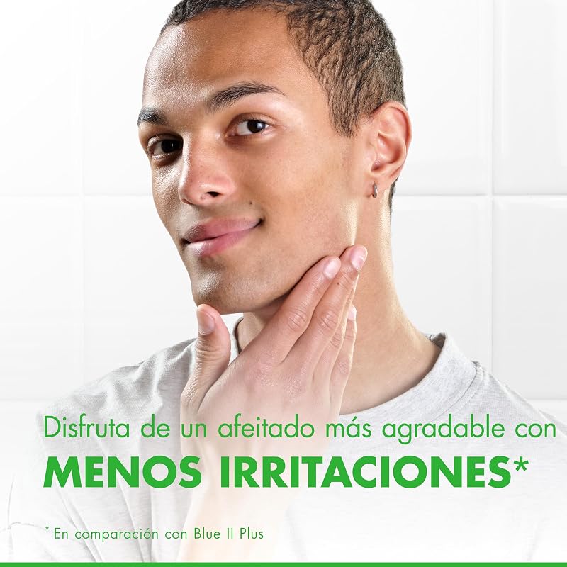 Sensor3 Sensitive Maquinillas De Afeitar Desechables Para Hombre Con Banda Lubricante Con Un Toque De Aloe Vera, 5 unidades — foto 3 de 7