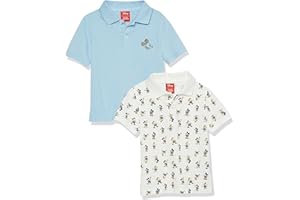 Amazon Essentials Disney | Marvel | Star Wars Boys and Toddlers' Short-Sleeve Pique Polo Shirts, Pack of 2