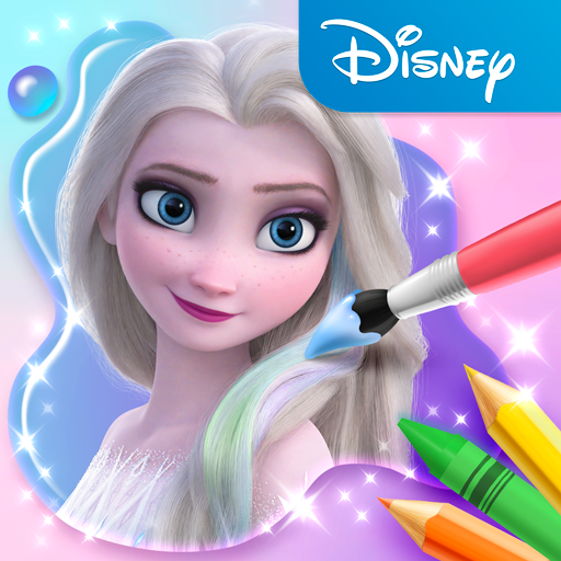 Get Disney Colouring Gif