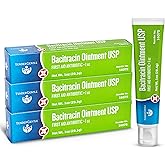 Bacitracin Antibiotic Ointment with Zinc USP - 1 oz Topical Antibiotic First Aid Ointment, 3 Pack - Helps Prevent Infection i