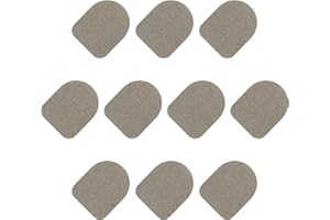 MECCANIXITY Gloves Touch Screen Sticker Ultra High Sensitivity Flexible Silver Fiber Ultra Thin Stickers for Gloves, Pack of 