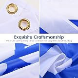 AhfuLife Israel Flag 5ft x 3ft Double Sided Polyester with Brass Grommets view 3