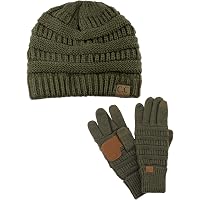 Amazon.com: C.C Unisex Soft Stretch Cable Knit Beanie and  display picture 1
