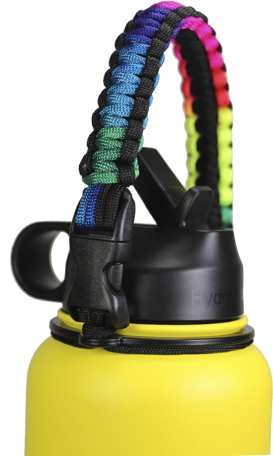 GALAXTEK Paracord Handle Compatible with Hydro Flask, Iron Flask, Simple Modern Summit & Other Wide Mouth Bottles - Durable & Secure Holder, for 12oz - 64oz Accessories