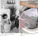 Kalione 2 Pack Laundry Mesh Bags 50x60cm 60x80cm Drawstring Wash Bags view 8