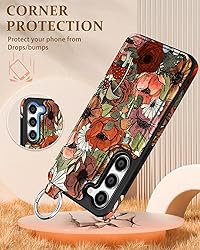 Shorogyt for Samsung S23 Plus Wallet Case with Card