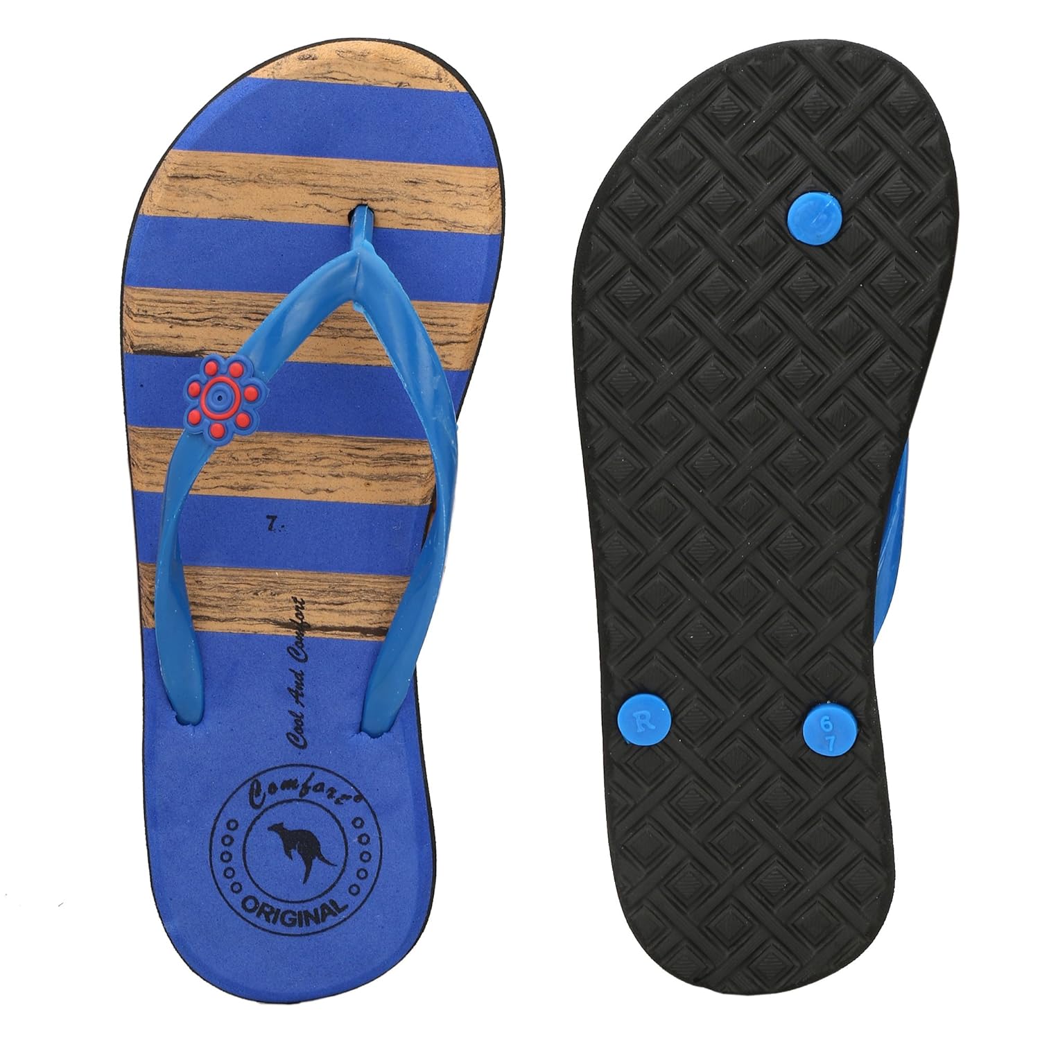 leatherkraft women's flip-flops and house slippers