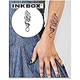 Inkbox Temporary Tattoos, Semi-Permanent Tattoo, One Premium Easy Long Lasting, Water-Resistant Temp Tattoo with For Now Ink - Lasts 1-2 Weeks, Assertive, 6 x 3 in