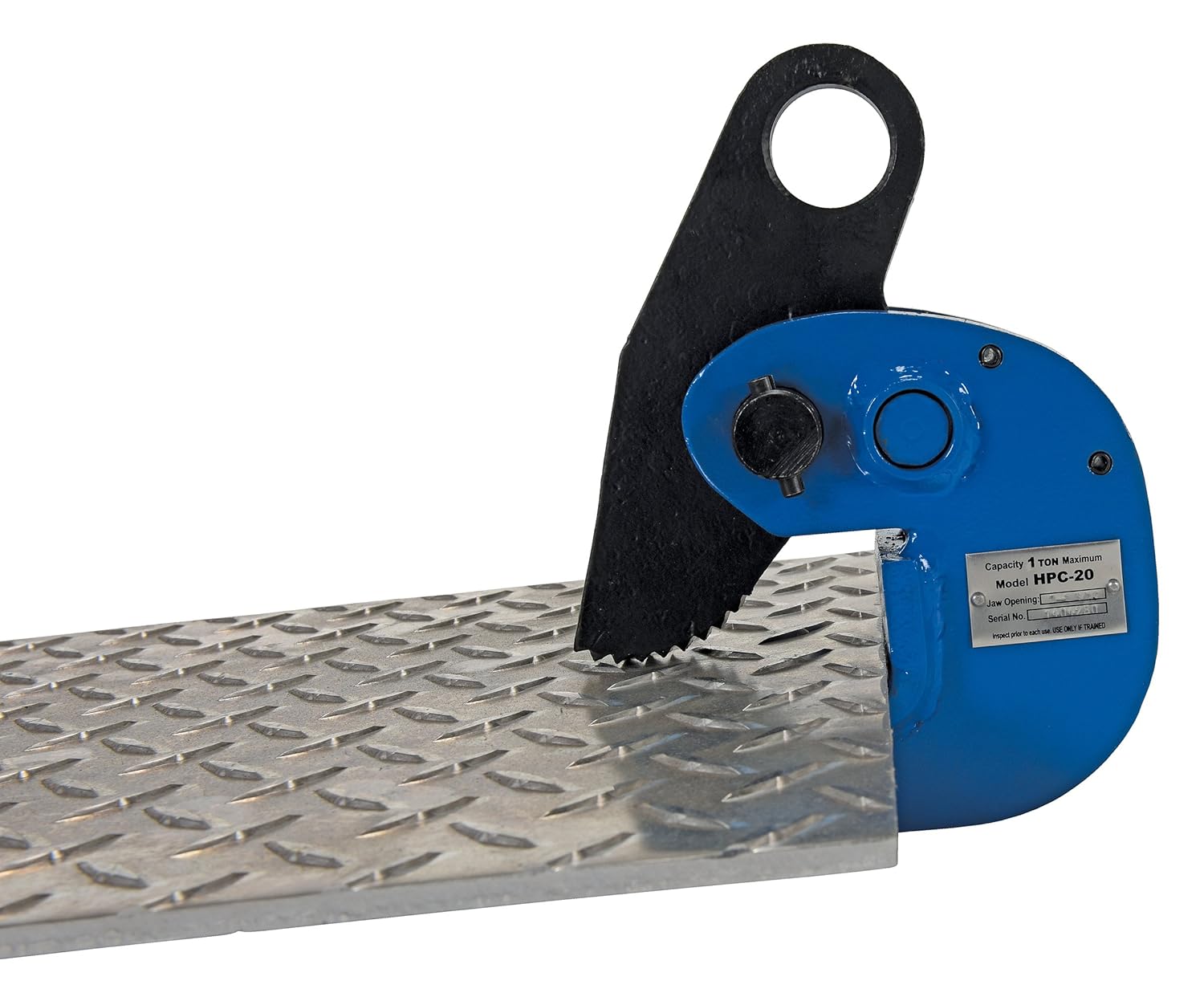 Vestil HPC-20 Horizontal Plate Lifting Clamp, Steel, 13/16" Plate Thickness, 2000 lbs Working Load Limit, 1.2" Bale Opening: Industrial & Scientific