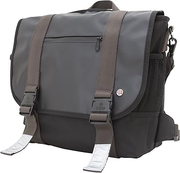 vinyl messenger bag