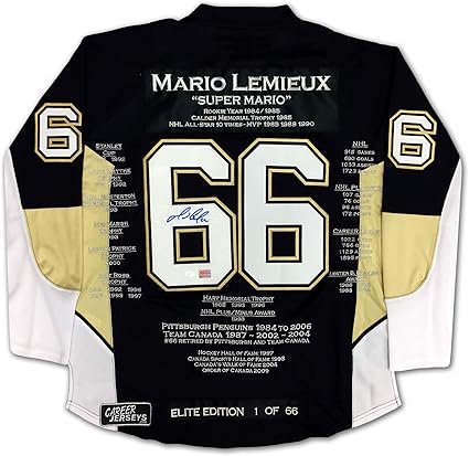 signed penguins jersey