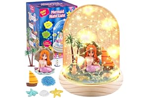 SYOKZEY Unicorn Gifts for Girls, Toys for 3-8 Year Old Girls Gifts for 3-8 Year Old Girls Craft Kits for Kids Age 3-8 Best Handmade Toys & Games Halloween Christmas Stocking Stuffers (Mermaid)