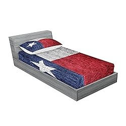 Lunarable Western Fitted Sheet & Pillow Sham