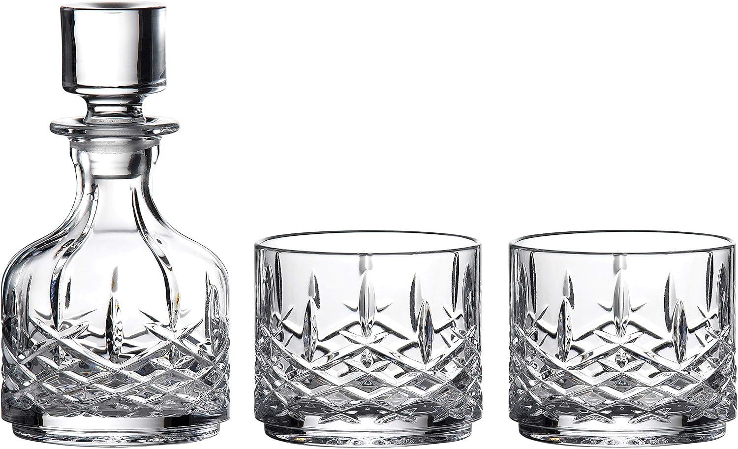 Waterford Marquis Markham 40033794 Stacking Decanter & Tumbler Set, Crystal - Image 3