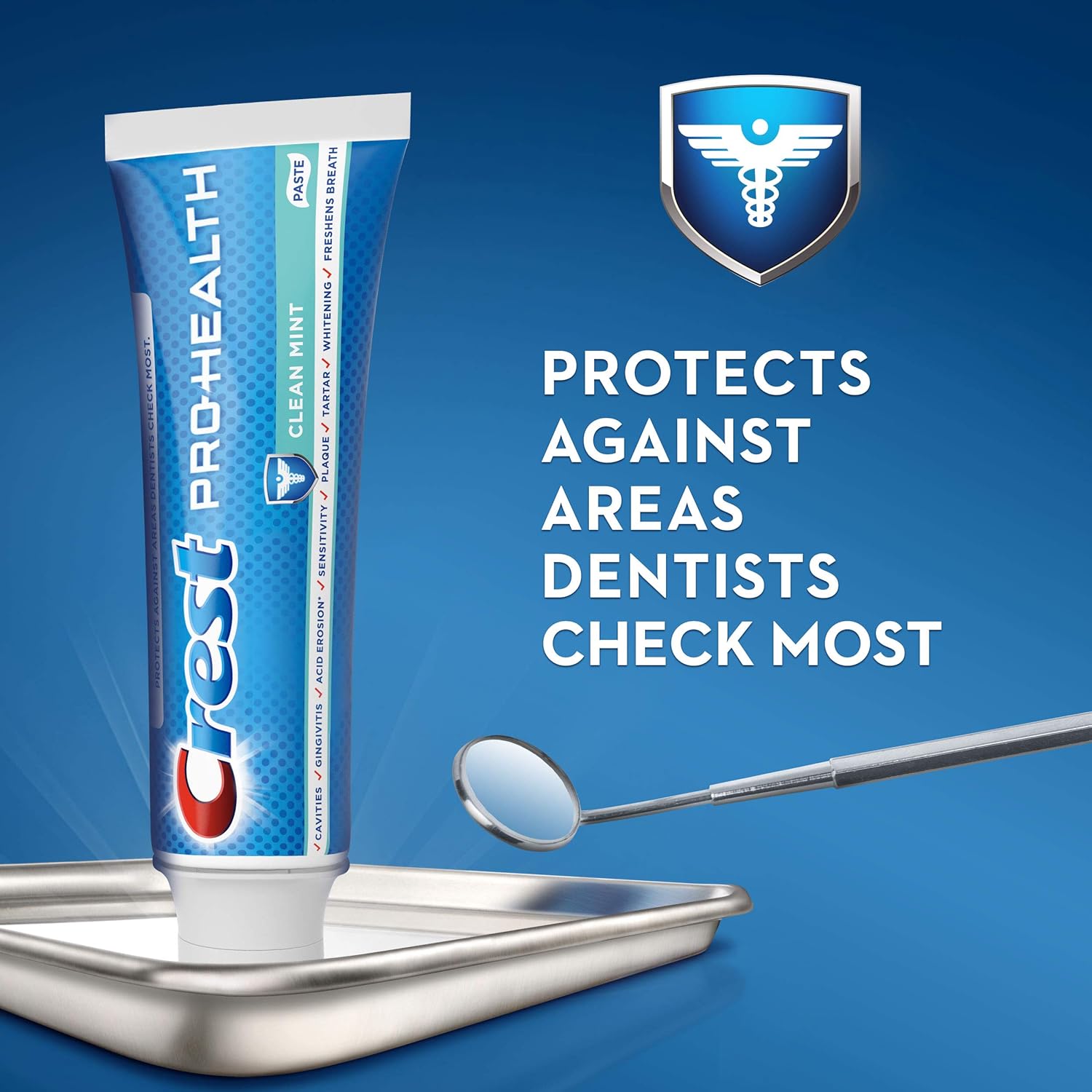 Crest Pro-Health Smooth Formula Toothpaste, Clean Mint, 4.6 oz, 3 Count : Beauty