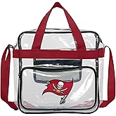 FOCO NFL Team Logo Clear See Through Stadium High End Messenger Bag