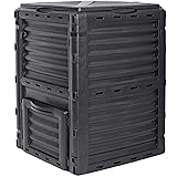 F2C Garden Compost Bin from BPA Free Material -80 Gallon(300 L) Large Compost Bin Aerating Outdoor Compost Box Easy Assemblin