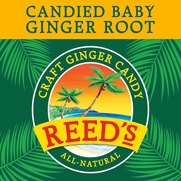 REED’S ALL NATURAL CRYSTALLIZED GINGER NUGGETS IN A 16 OZ RESEALABLE BAG – BABY GINGER ROOT FRUIT SLICES SWEETENED WITH RAW CANE SUGAR CRYSTALS – HIGH ENERGY GINGER CANDIES FOR SNACKING – 12 PACK