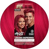 Splat Luscious Raspberries Semi Permanent Hair Dye Kit with Bleach | 1 Application, With Red Hair Dye, Oxide &amp; Bleach Powder, Vegan &amp; Cruelty Free