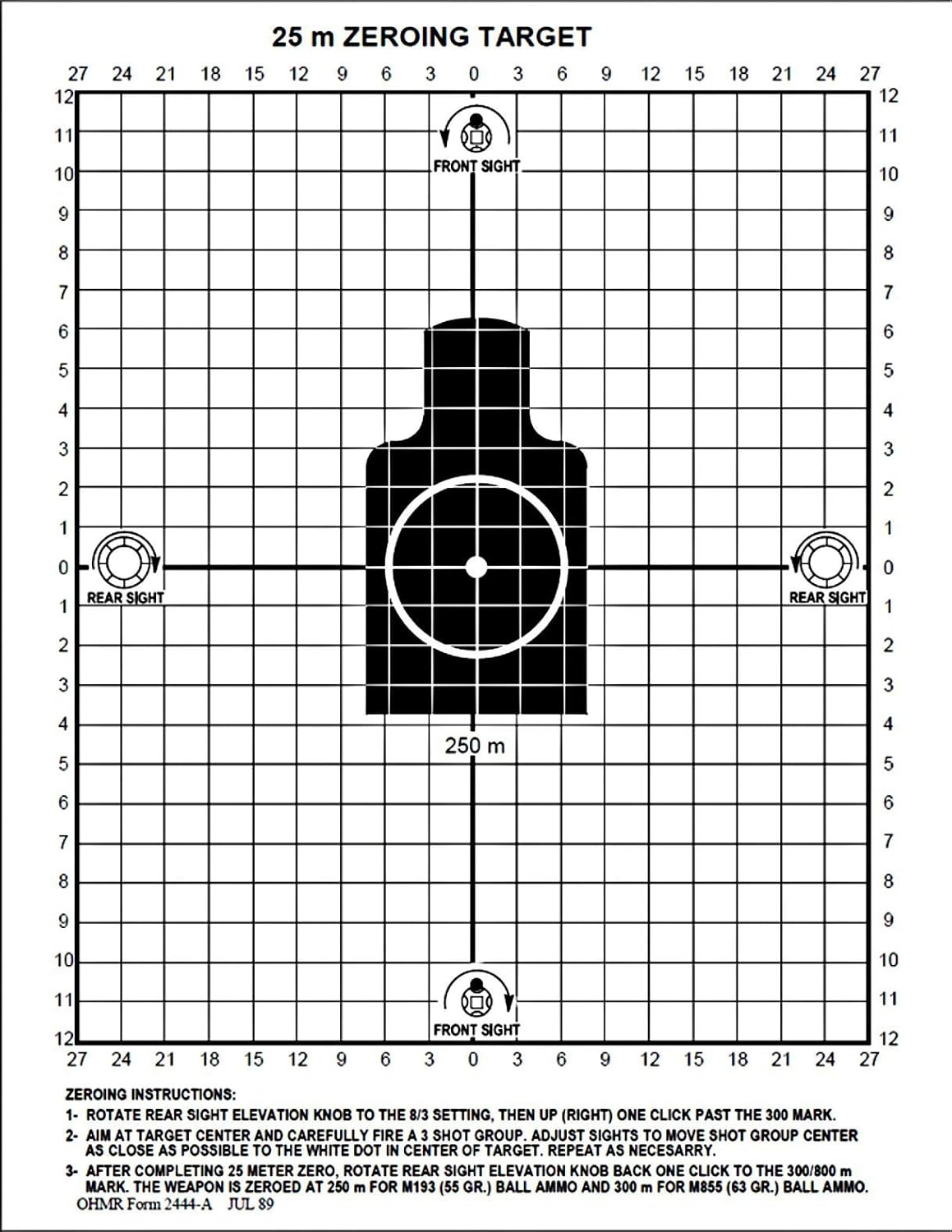 Printable Acog Zero Target Printable Word Searches