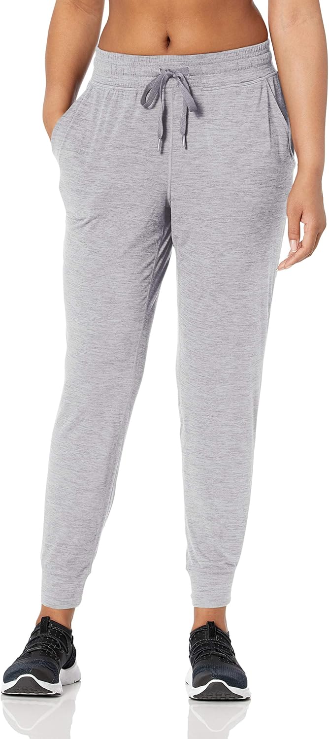  Essentials Women's Brushed Tech Stretch Jogger Pant: Clothing