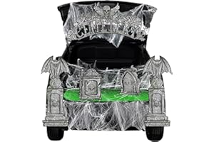 DIGI4U Trunk or Treat Car Decorations Kit,Halloween Car Decorations for SUV,Halloween Decor for Garage Door Entryway Archway
