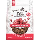 Full Moon® Pure Protein Air Dried Dog Food Ranch Raised Beef Recipe 1lb | Human Grade, Protein-rich, Jerky-like texture, Shel