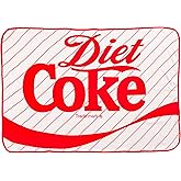 Silver Buffalo Coca-Cola Diet Coke Logo 45" x 60" Fleece Throw, Soft and Cozy Blanket, 185 GSM