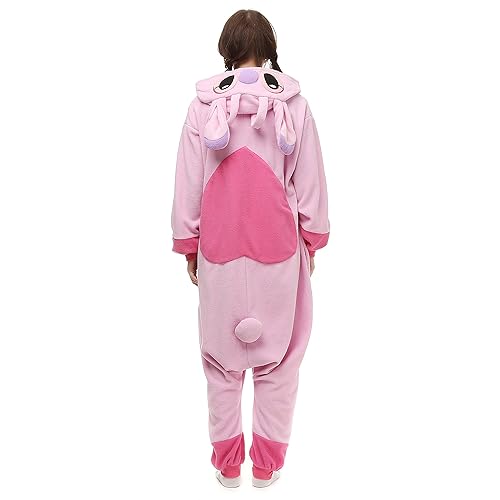 Wishliker Halloween Stitch Kigurumi Onesie Pajamas Costume Unisex