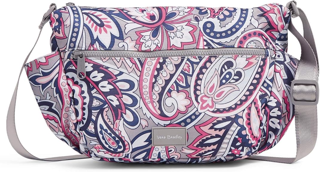 Vera Bradley Recycled Lighten Up Reactive on the Go Crossbody Purse