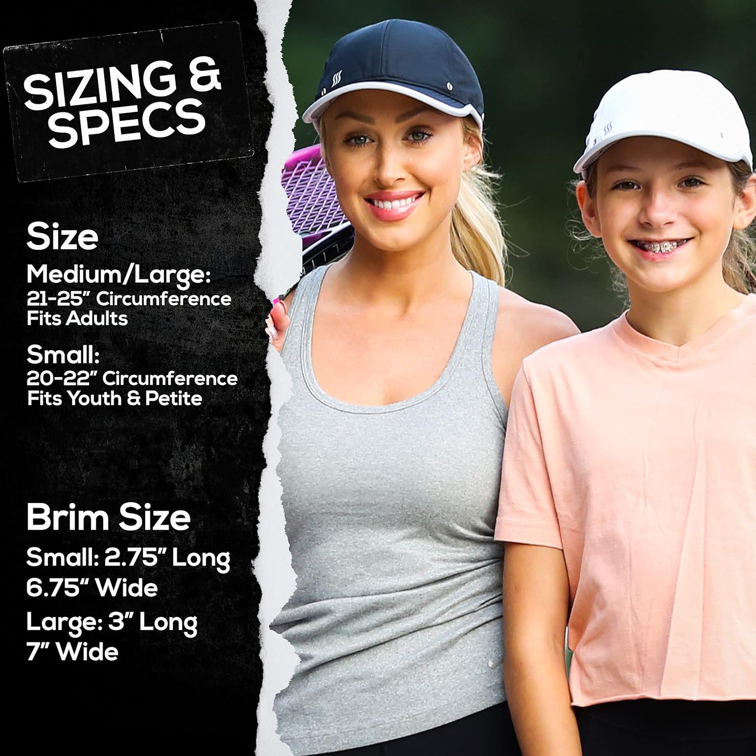 SAAKA Featherlight Sports Hat. Premium Packaging. Lightweight, Quick Drying. Running, Tennis & Golf Cap for Women & Girls: Clothing