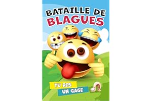Bataille de blagues – Tu ris, un gage. : Jeu pour enfants. Livre de 200 blagues + gages. Fous rires garantis. Bonus : cartes 